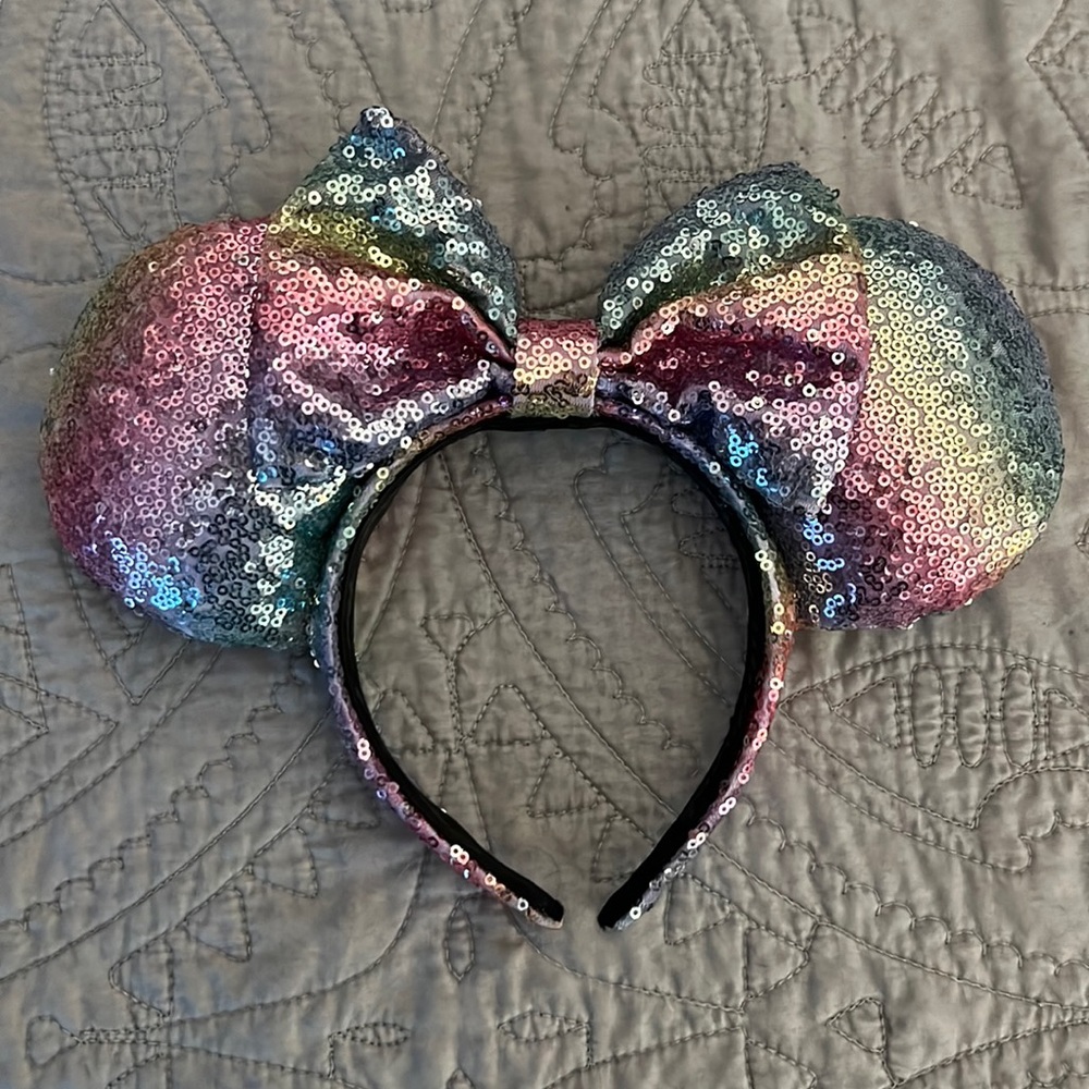 BBBrooke Pastel Rainbow Sequin Ears